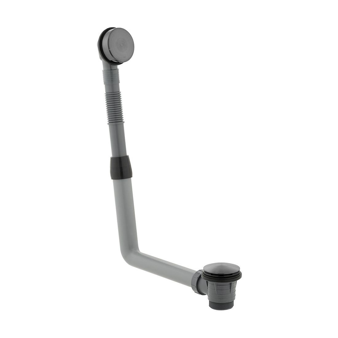Round Clic-Clac Bath Waste and Overflow