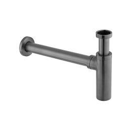 Round Bottle Trap Brushed Gunmetal