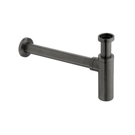 Round Bottle Trap Brushed Black