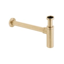 Round Bottle Trap Brushed Gold