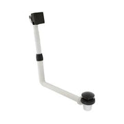 Square Clic Clac Bath Filler Waste Polished Black