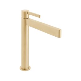 Edit Extended Mono Basin Mixer Brushed Gold