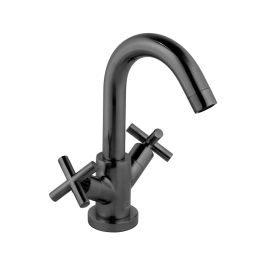 Elements Mono Basin Mixer Brushed Black