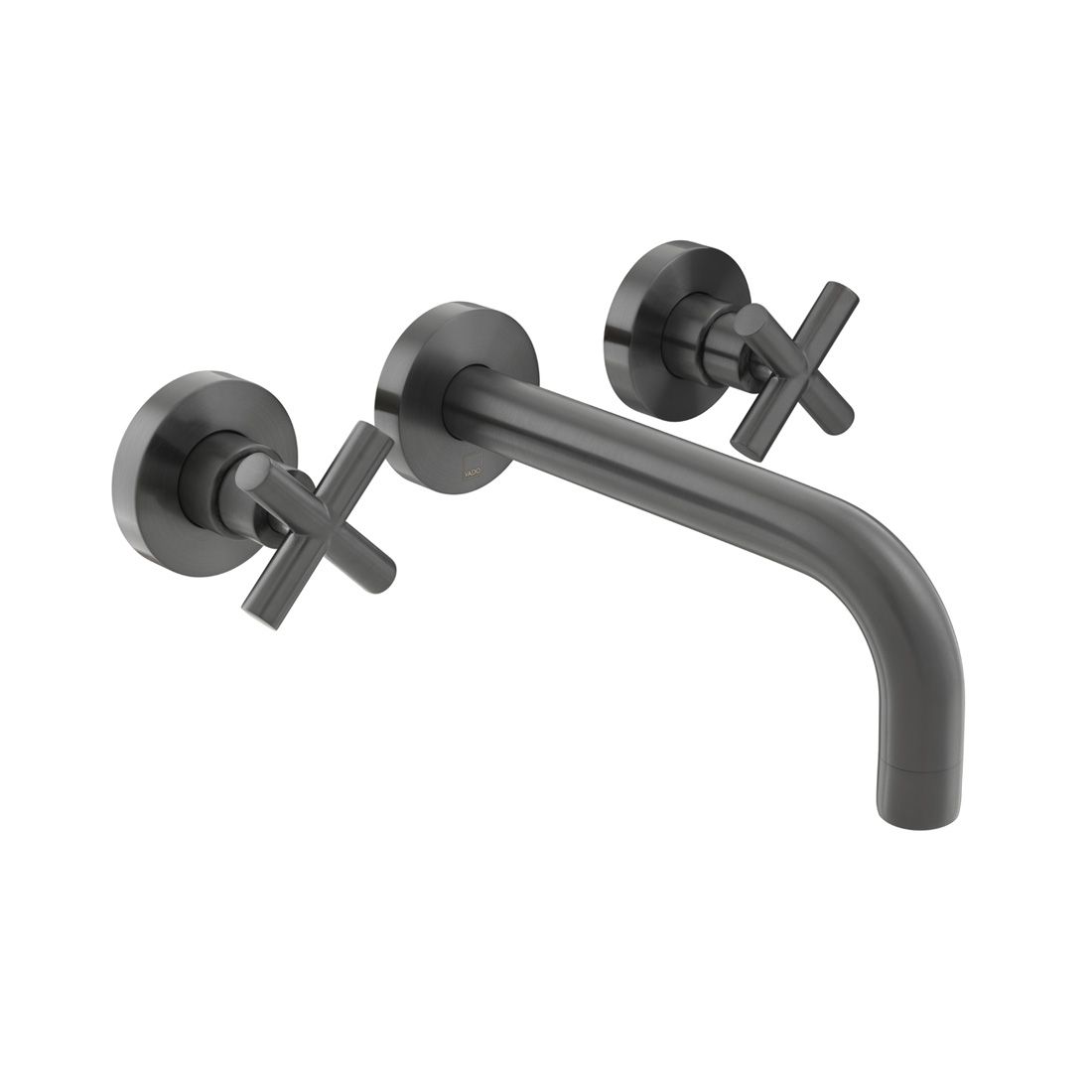 Elements 3 Hole Wall Mounted Basin Mixer with 200mm Spout