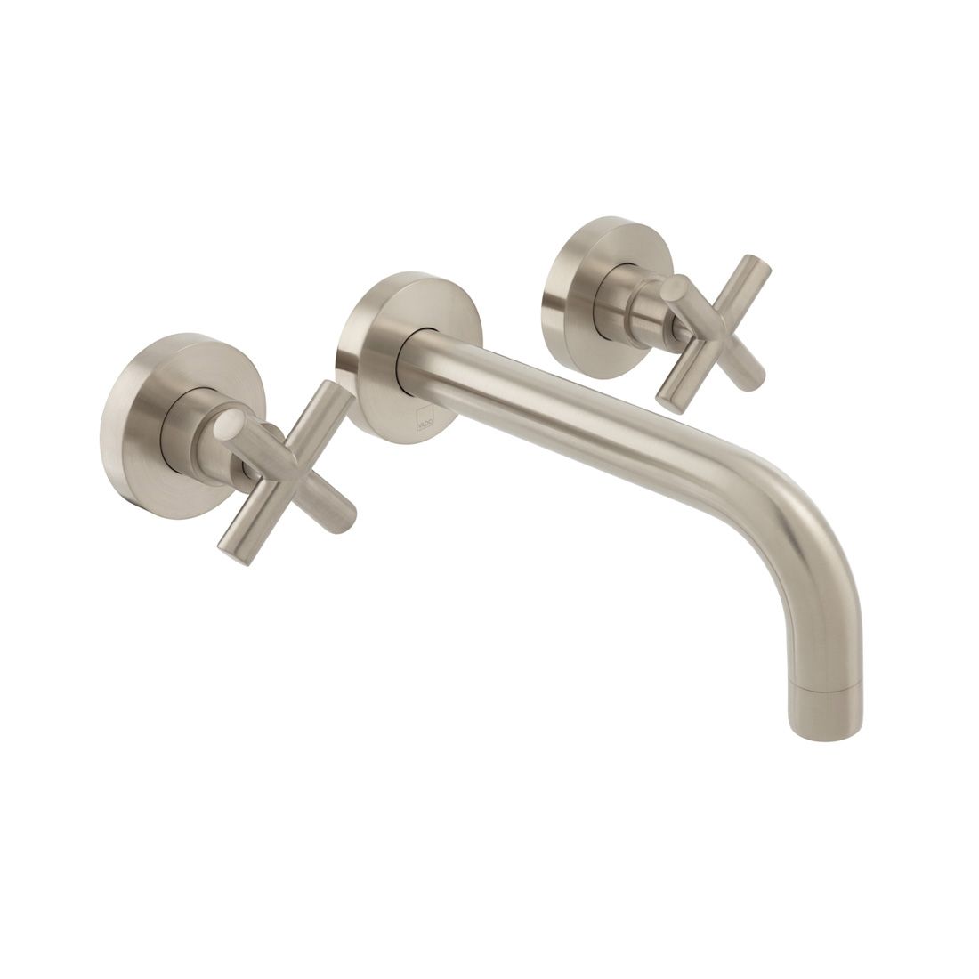 Elements 3 Hole Wall Mounted Basin Mixer with 200mm Spout