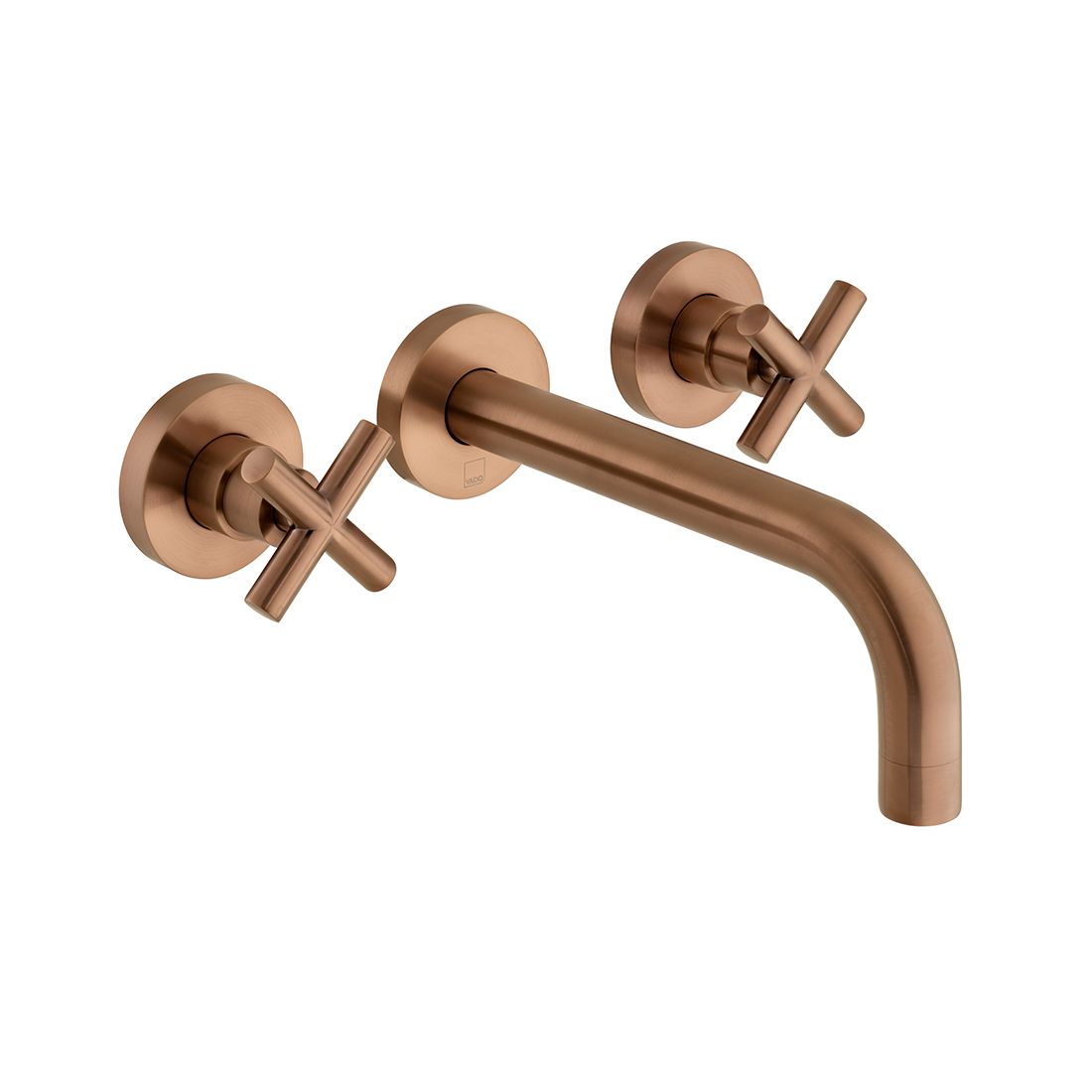 Elements 3 Hole Wall Mounted Basin Mixer with 200mm Spout