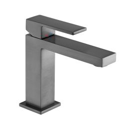 Notion Slimline Mono Basin Mixer Brushed Gunmetal