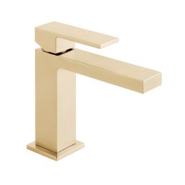 Notion Slimline Mono Basin Mixer Brushed Gold
