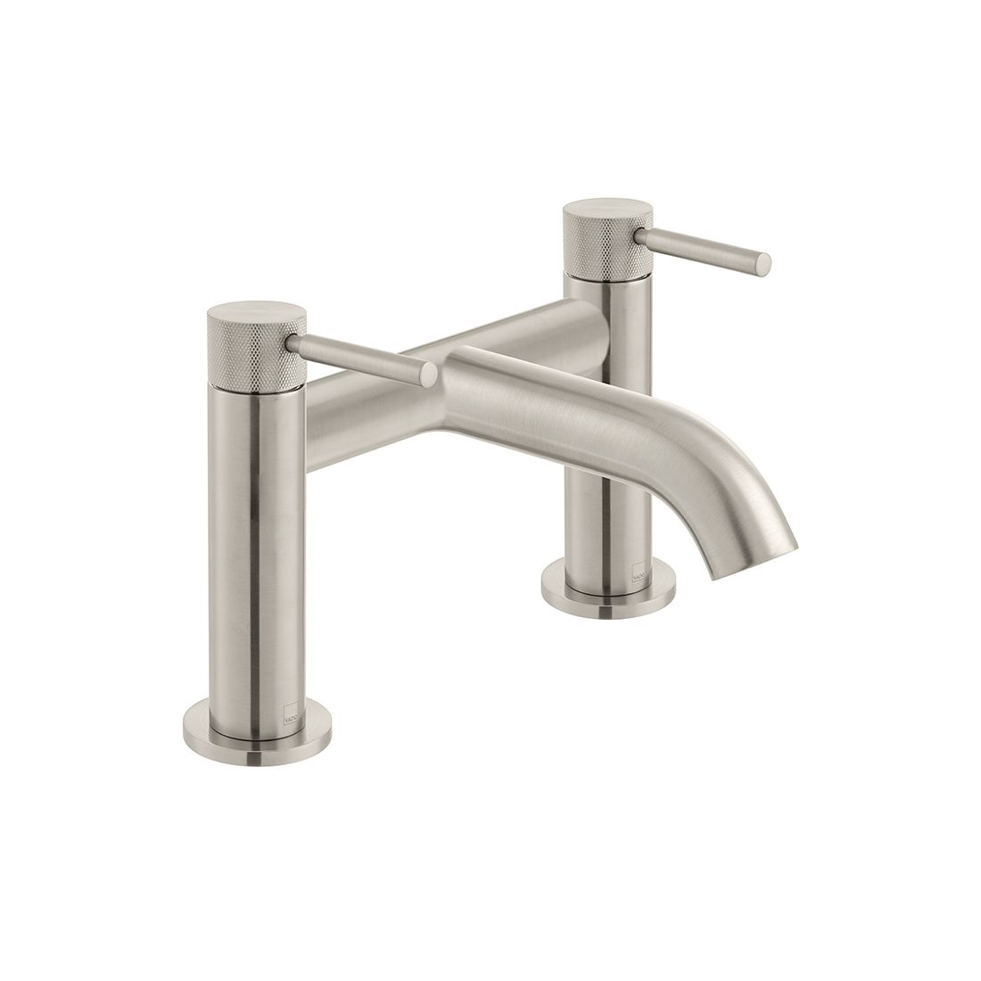 Origins Deck Mounted Bath Filler with Knurled Handles