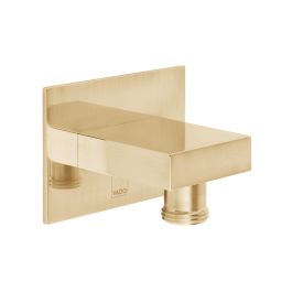 Square Wall Outlet Brushed Gold