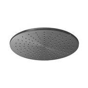 Single Function Easy Clean Round Shower Head 300mm Brushed Gunmetal