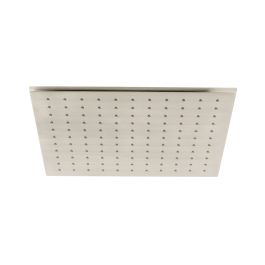 Single Function Easy Clean Square Shower Head 300mm Brushed Nickel