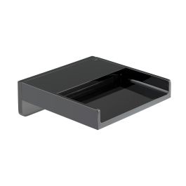 Synergie Wall Mounted Waterfall Bath Spout Polished Black