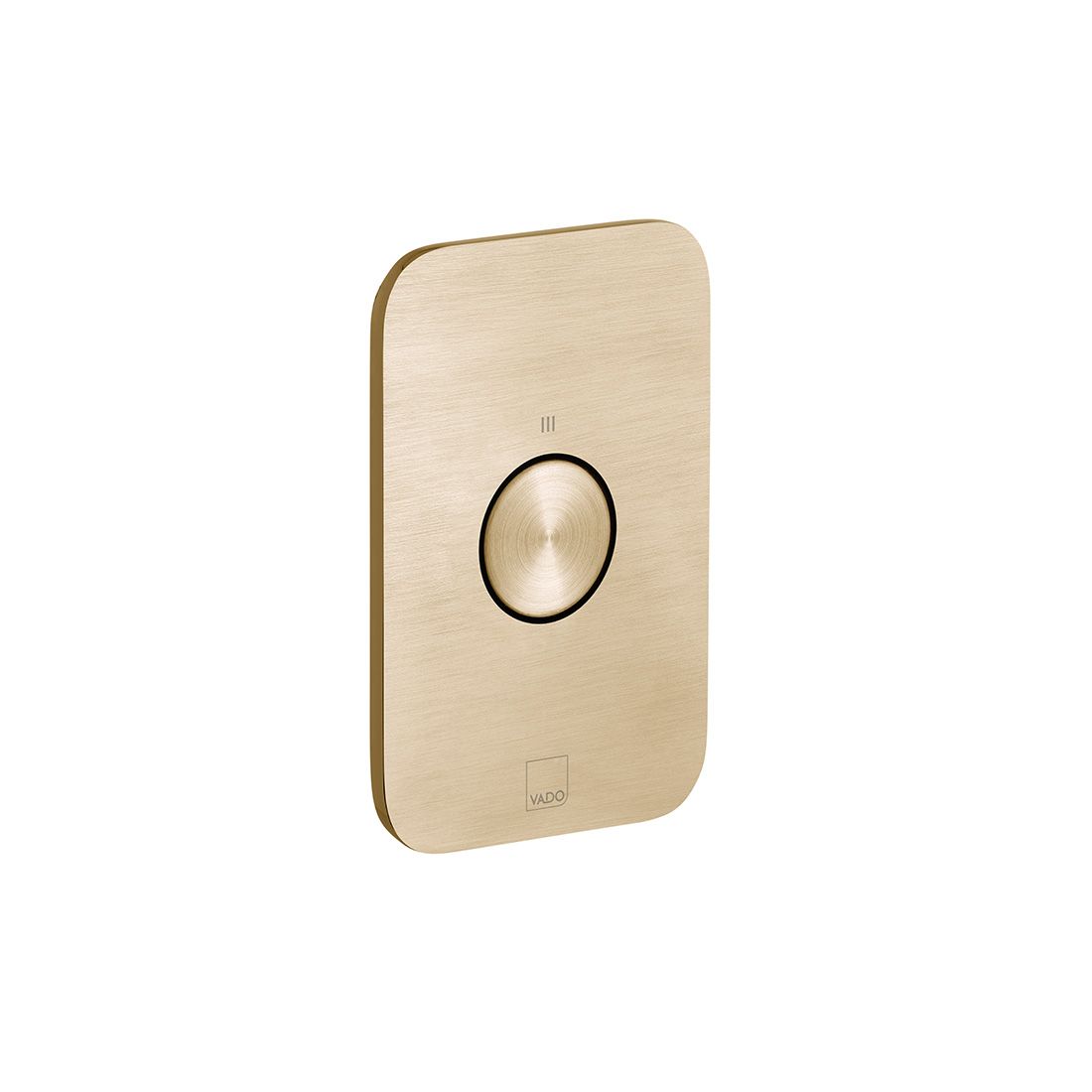 Zone 1 Button 1 Outlet Vertical Concealed Stop Valve to pair with ZON-128/2-H-CP