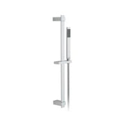 instinct Slide Rail Shower Kit with Single-Function Rub-Clean Shower Handset, 600mm Slide Rail and 150cm Shower Hose Chrome