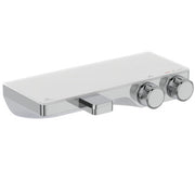Ceratherm S200 exposed thermostatic wall mounted shelf bath shower mixer