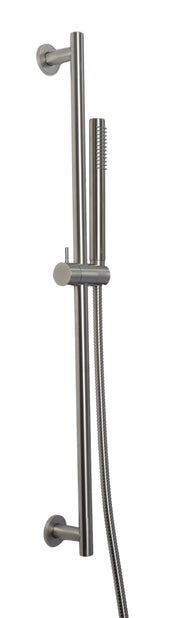 INOX SLIDE RAIL WITH SINGLE
 FUNCTION HAND SHOWER
 AND HOSE, 600MM