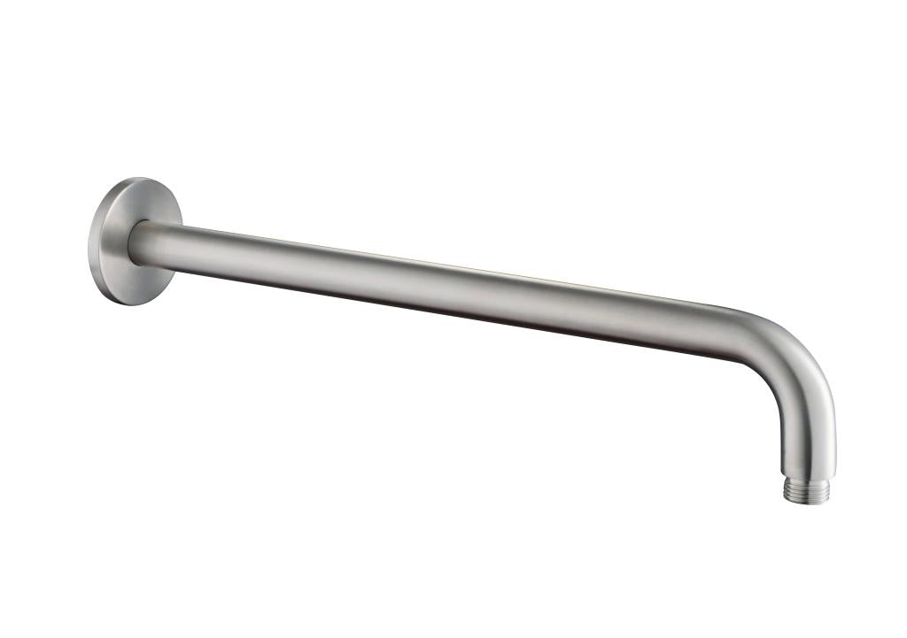 INOX ROUND SHOWER ARM, P: 400MM