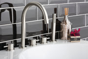 INOX 5 HOLE BATH SHOWER MIXER WITH
 EXTRACTABLE HAND SHOWER, SWIVEL
 SPOUT AND DIVERTER