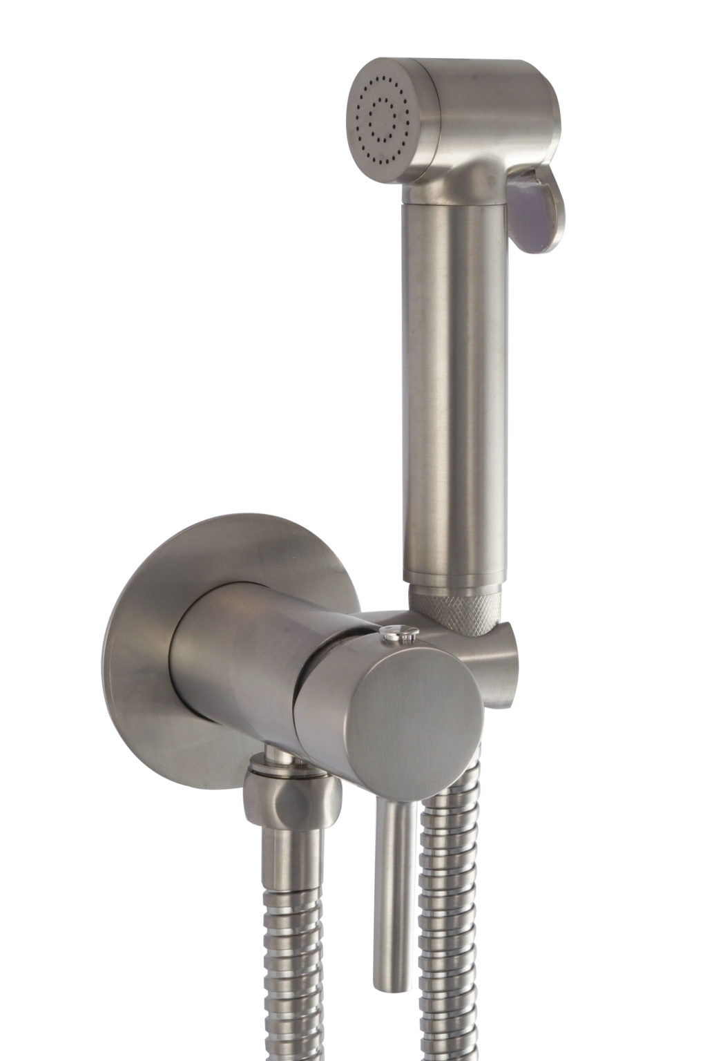 INOX SINGLE LEVER DOUCHE SET FOR
 COLD AND HOT OPERATION