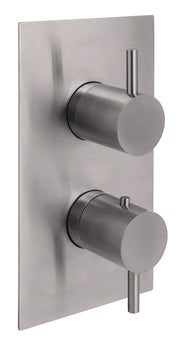 INOX THERMOSTATIC CONCEALED
 1 OUTLET SHOWER VALVE