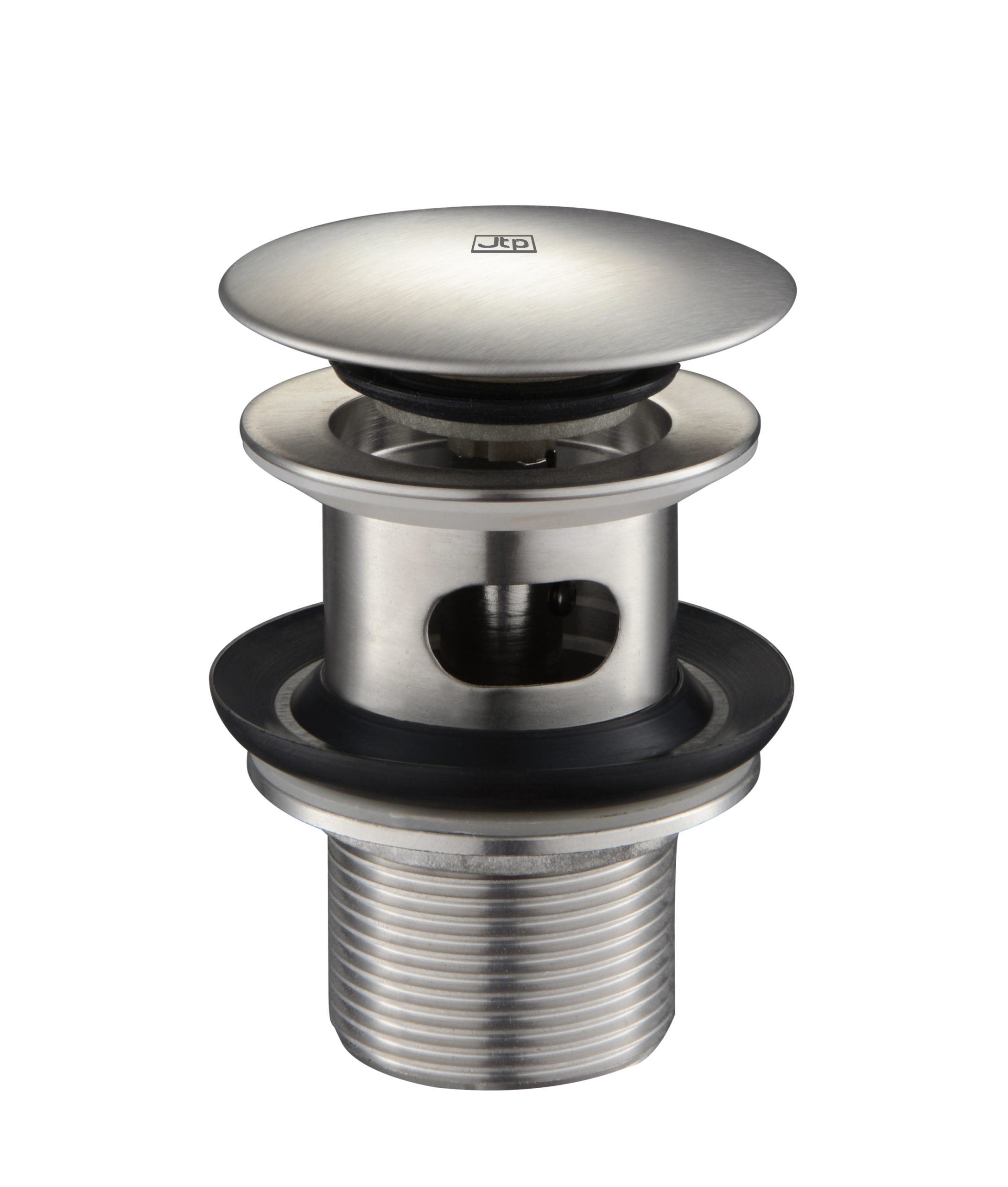 INOX BASIN WASTE, CLICK-CLACK,
 SLOTTED