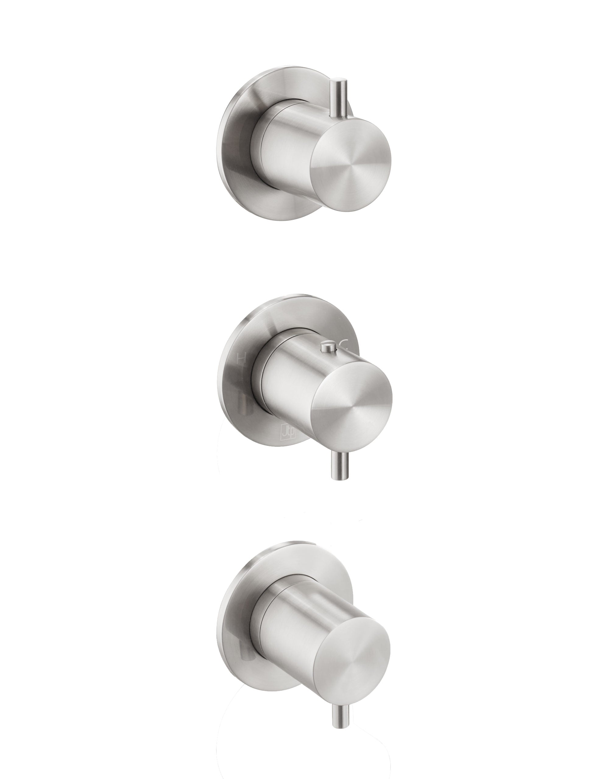 INOX MODULAR THERMOSTATIC
 CONCEALED 3 OUTLET
 SHOWER VALVE