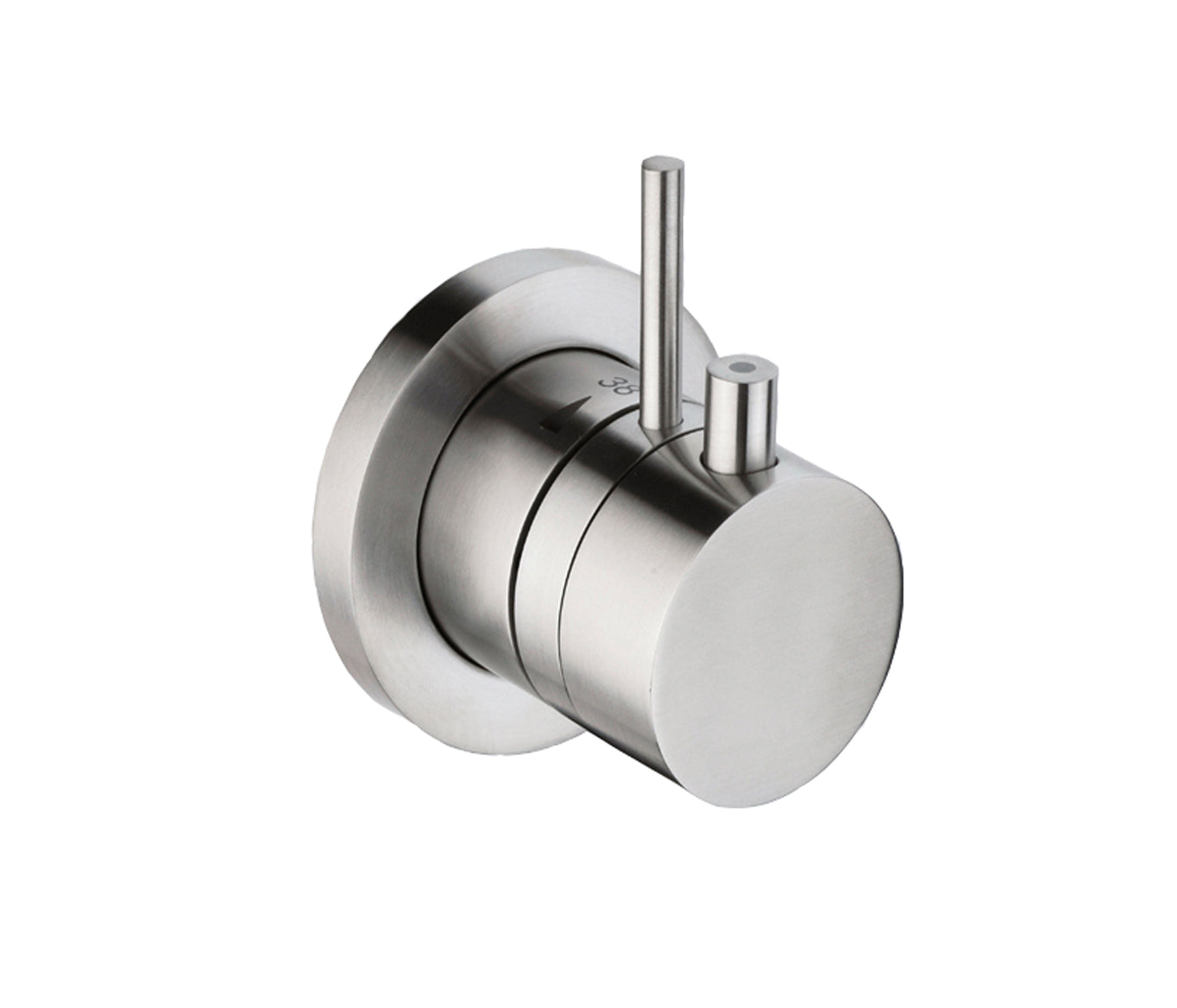 INOX THERMOSTATIC CONCEALED
 1 OUTLET MIXER