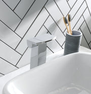 MINI ROUND - Tall Mono Basin Mixer