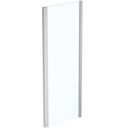 Connect 2 side panel with Idealclean clear glass - bright silver finish