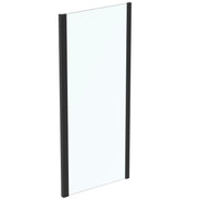 Connect 2 side panel with Idealclean clear glass - silk black finish