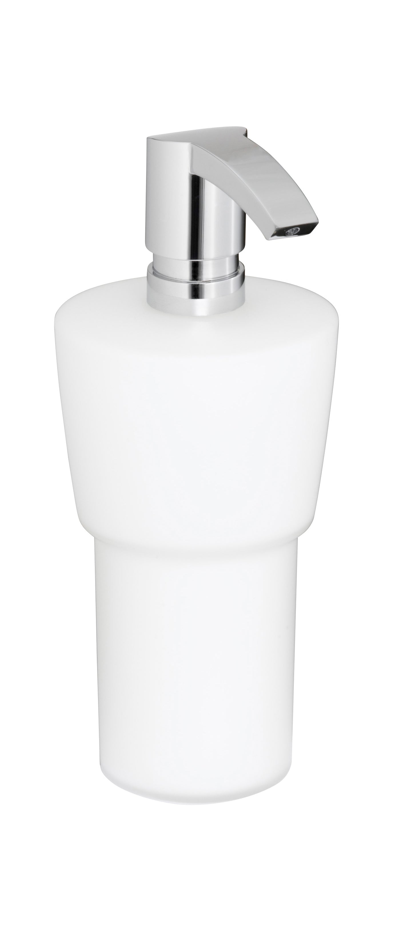 Lotion dispenser with pump chrome-plated