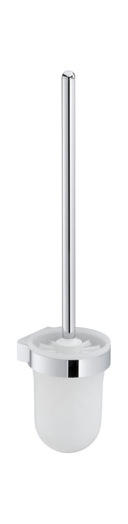 Toilet brush set with synthetic insert