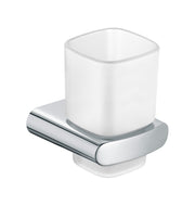 Tumbler holder with matt crystal tumbler
