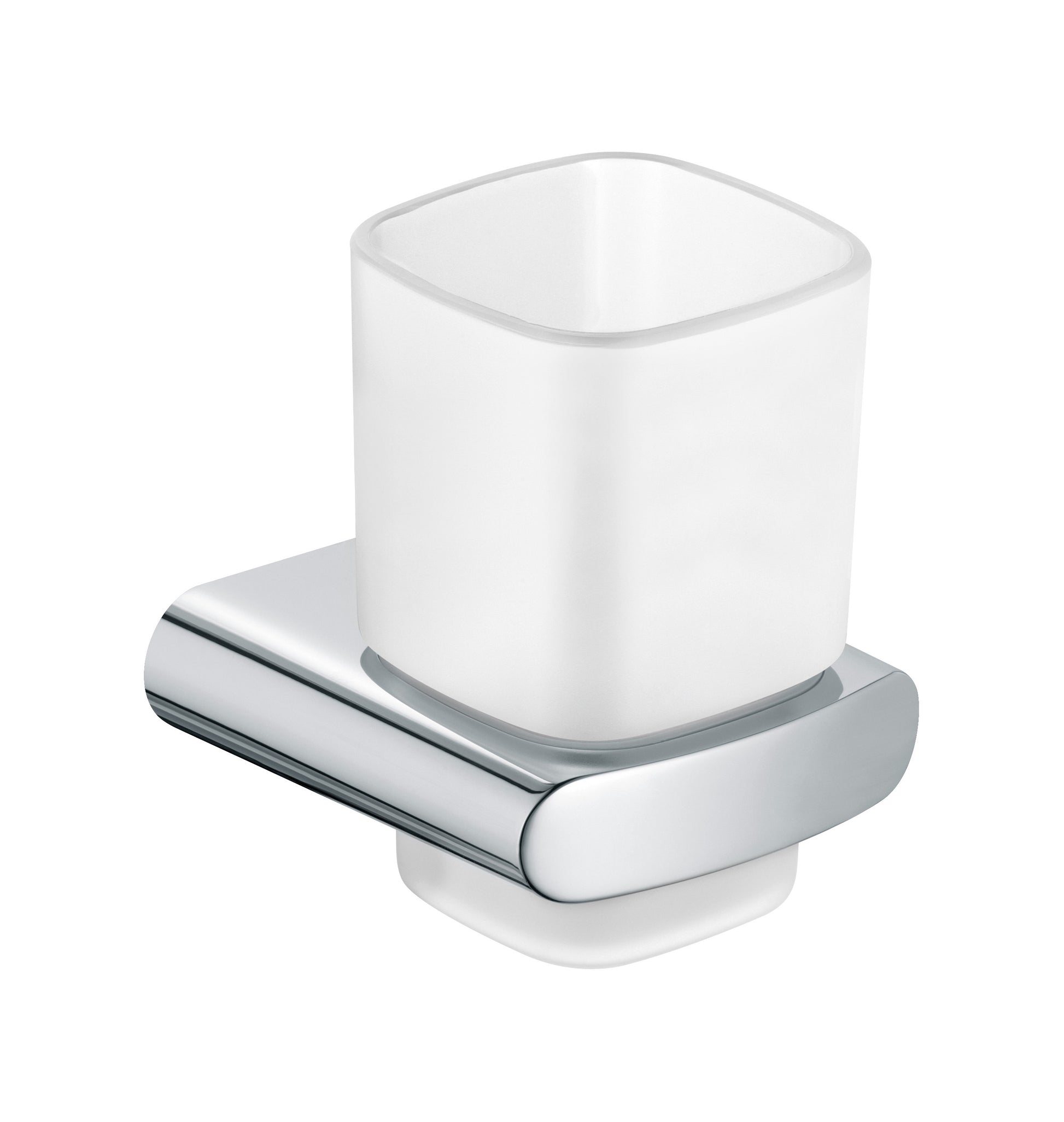 Tumbler holder with matt crystal tumbler
