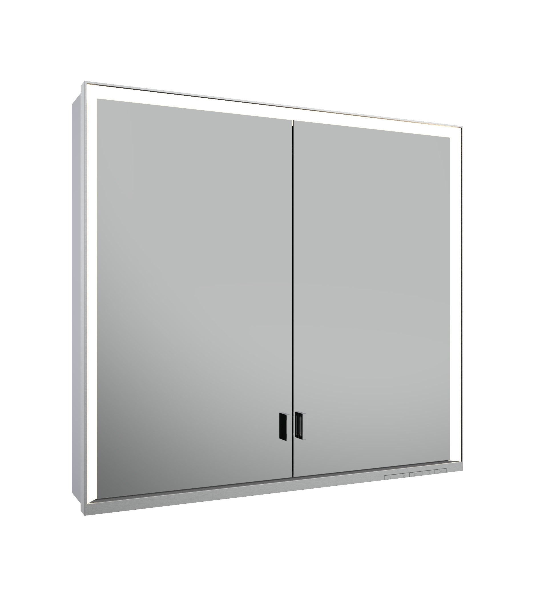 Mirror cabinet Royal Lumos GB wall mounted / long doors 800 x 735 x 165 mm