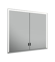 Mirror cabinet Royal Lumos GB recessed inst/long doors 800 x 735 x 165 mm