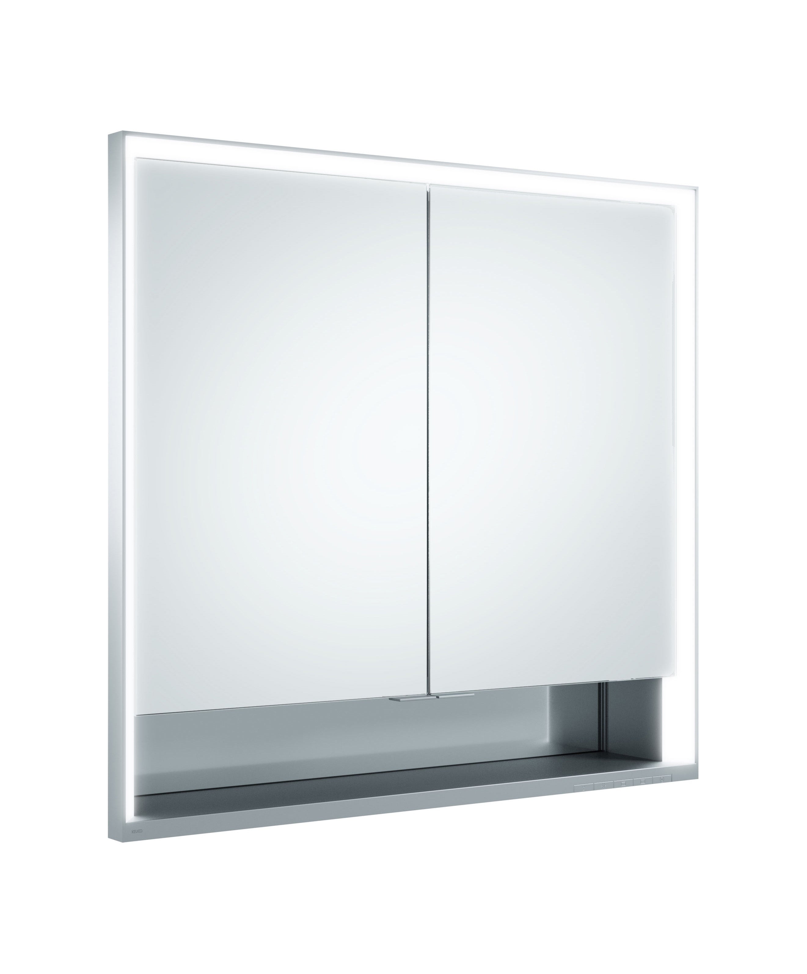 Mirror cabinet Royal Lumos GB recessed, with mirror heating 800 x 735 x 130 mm