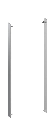 Set of side elements semi-recessed installation 50 x 735 x 3 mm mirrored
