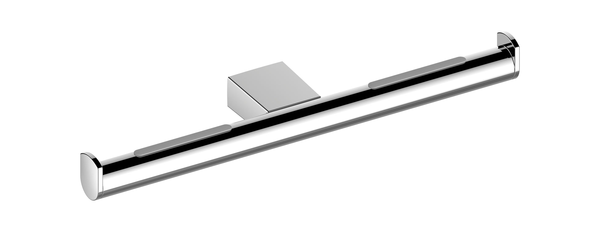 Double toilet paper holder