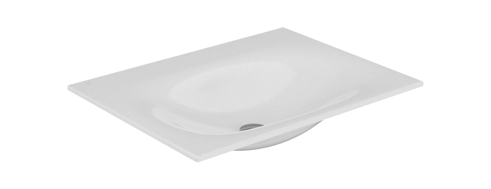 Ceramic washbasin Edition 11 without tab hole 704 x 17 x 538 mm