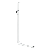 Angle bar 90° left / with shower bracket 501/1201 mm