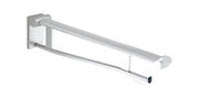 Pivoted supporting rail for WC with toilet paper holder 700 mm