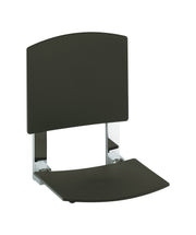 Tip-up seat with back rest Wall mounted