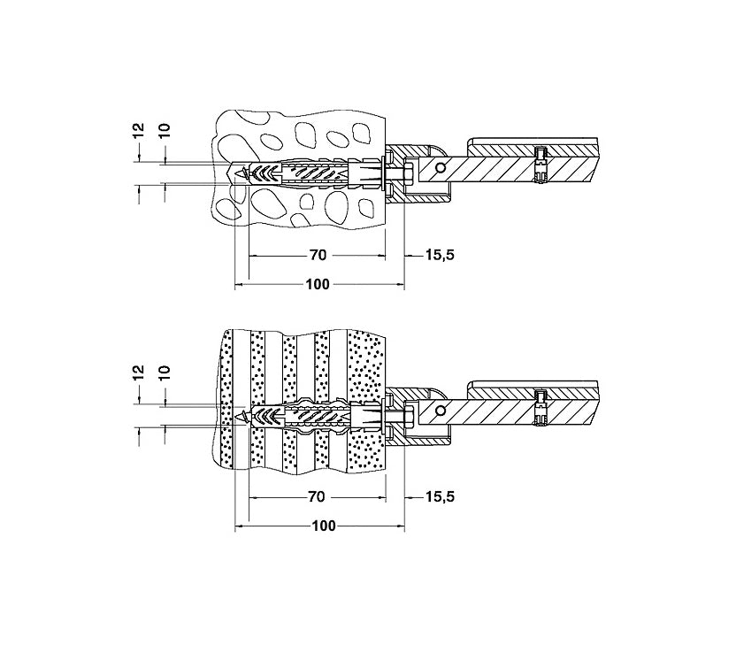 Mounting set 3