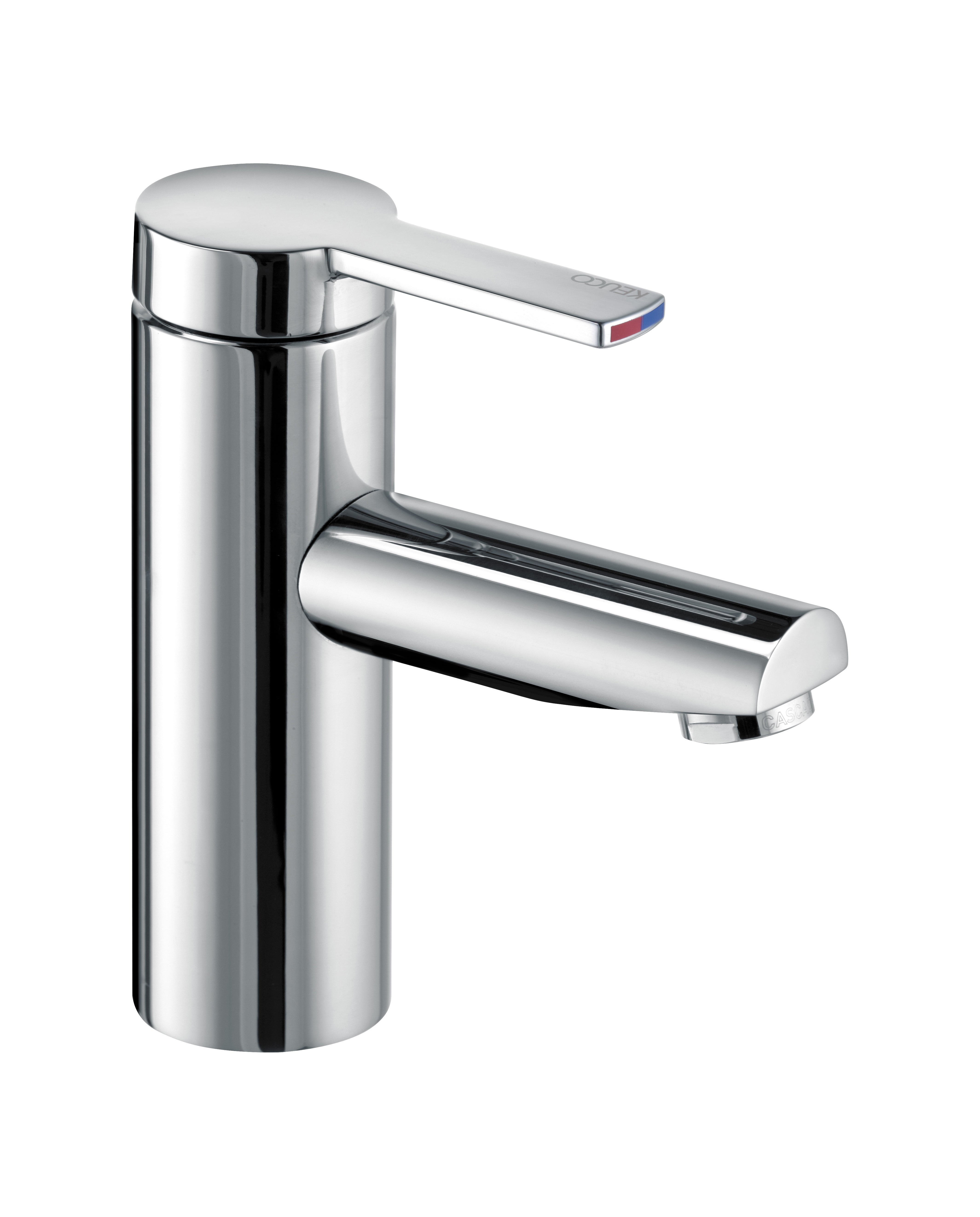 Single lever basin mixer 90 without pop-up waste