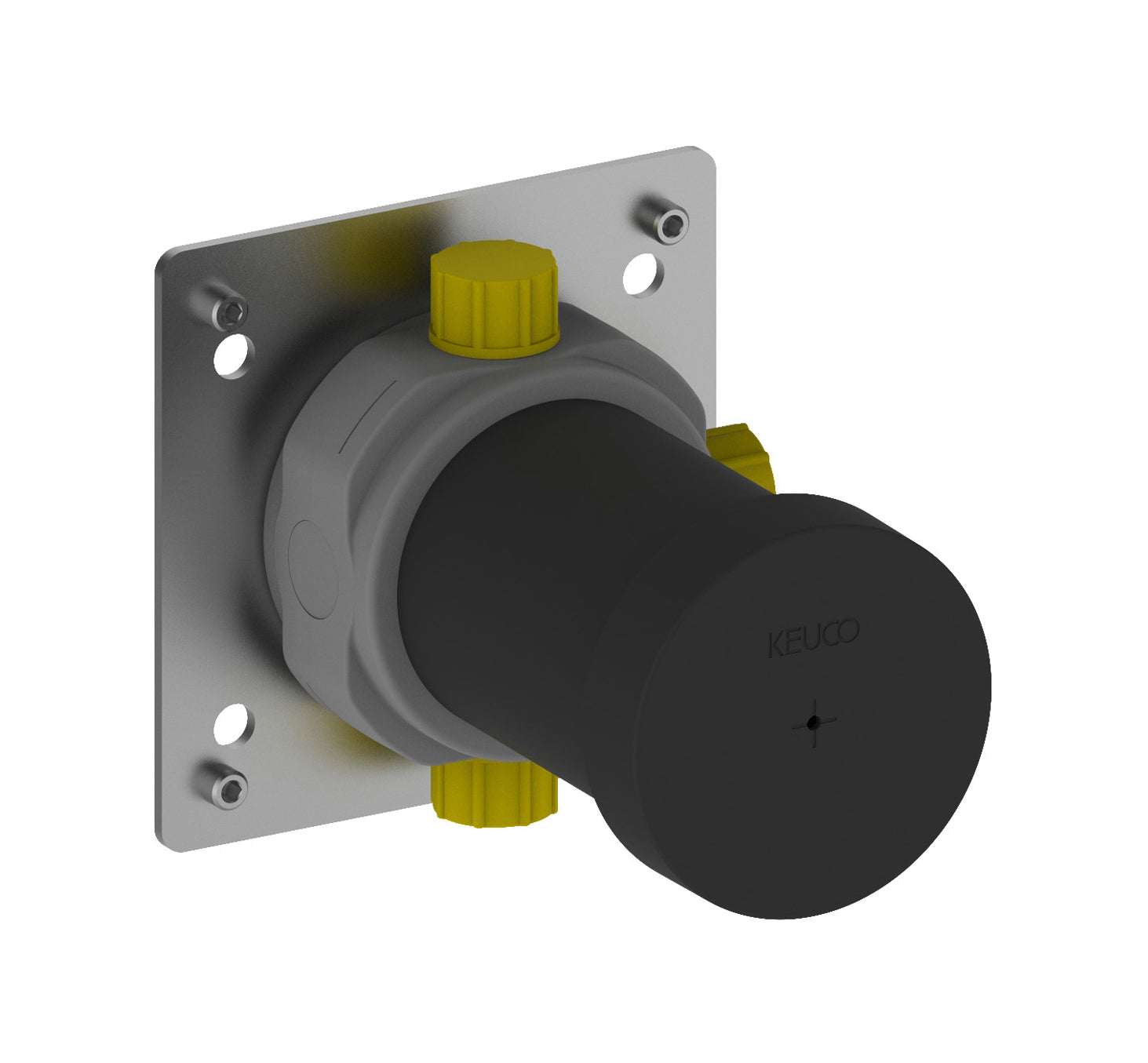 Installation unit concealed DN15, for 3-way diverter valve w. wall outlet for shower hose