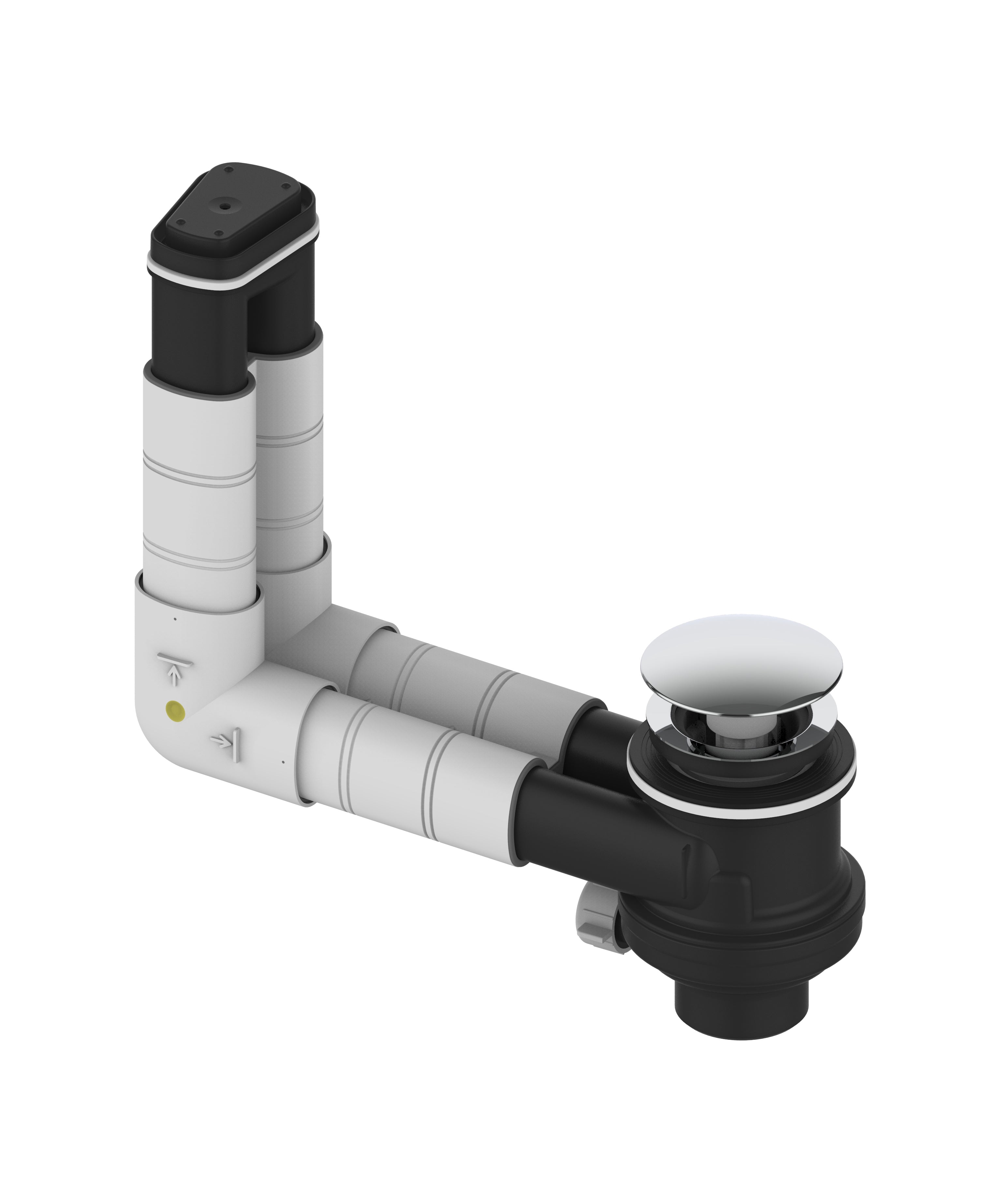 Waste and overflow set G 1 1/4 Push Open