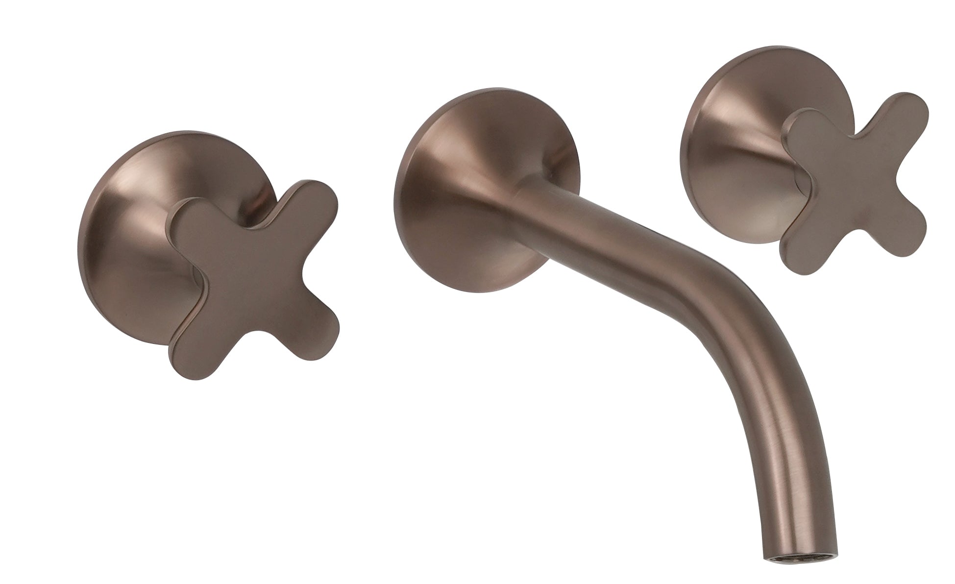 KONO 3 HOLE WALL MOUNTED BASIN MIXER (BOTH HANDLES INCLUDED)