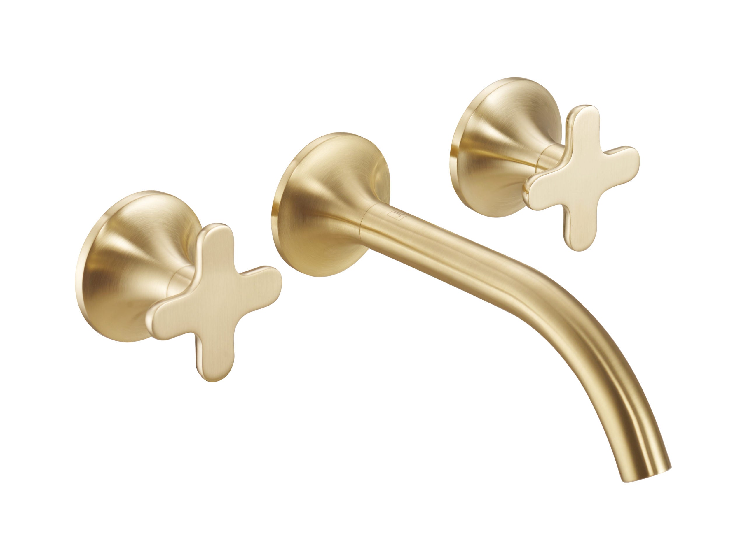 KONO 3 HOLE WALL MOUNTED BASIN MIXER (BOTH HANDLES INCLUDED)